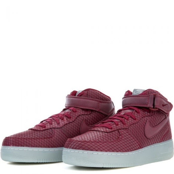 Nike Other - Nike Air Force 1 Mid LV8 '07 Team Red Silver Ice